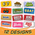 Viral Vibes – Internet Slangs Photo Booth Prop Sign Bundle | 12 Designs
